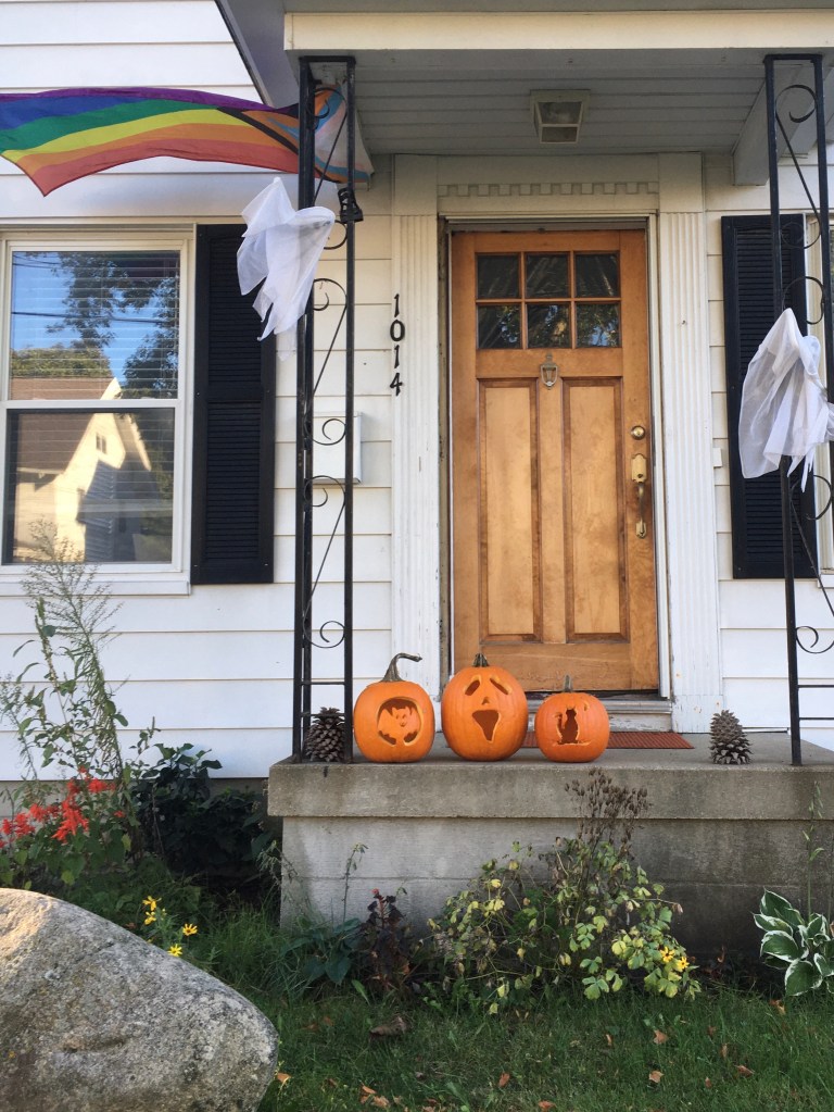 Bandera LGTBI en Halloween