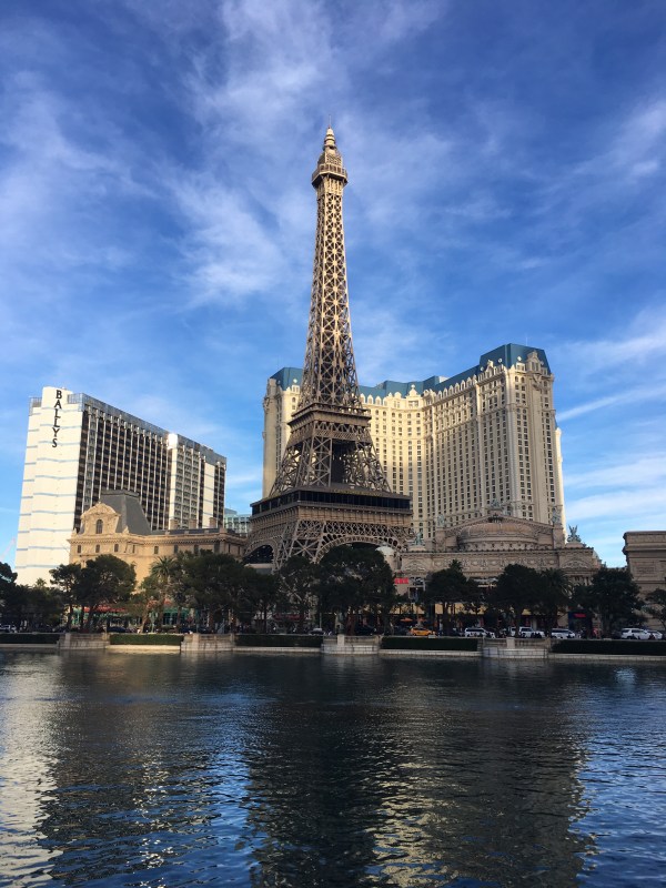 Reproducción de la Torre Eiffel en Las Vegas
