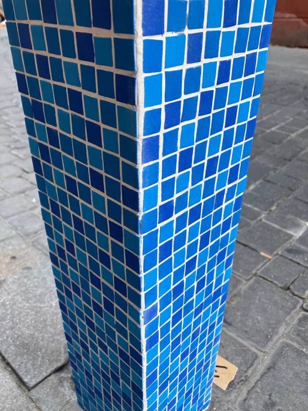 Pared de una piscina